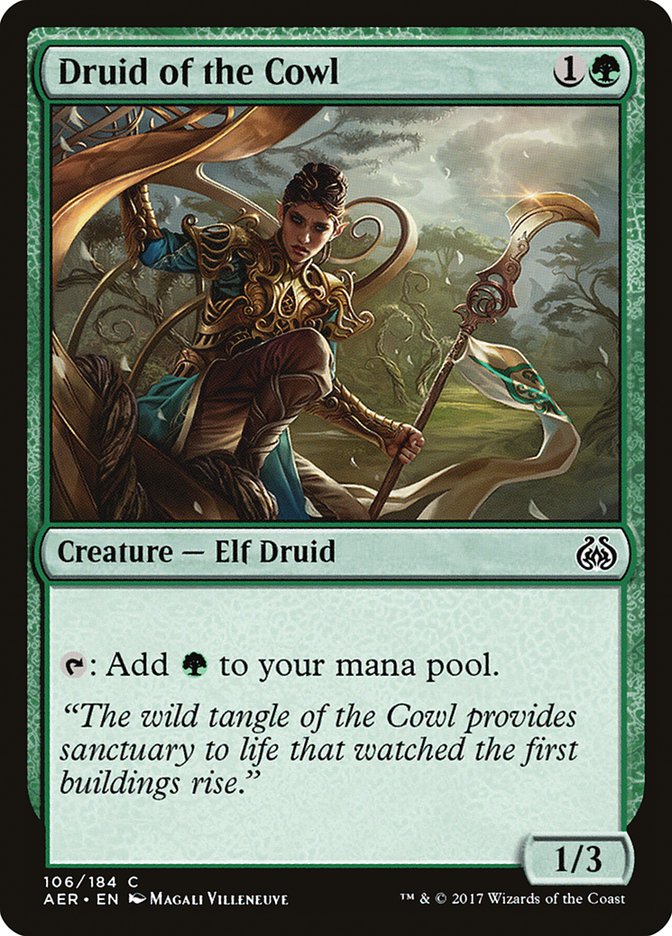 Druid of the Cowl [Foil] :: AER