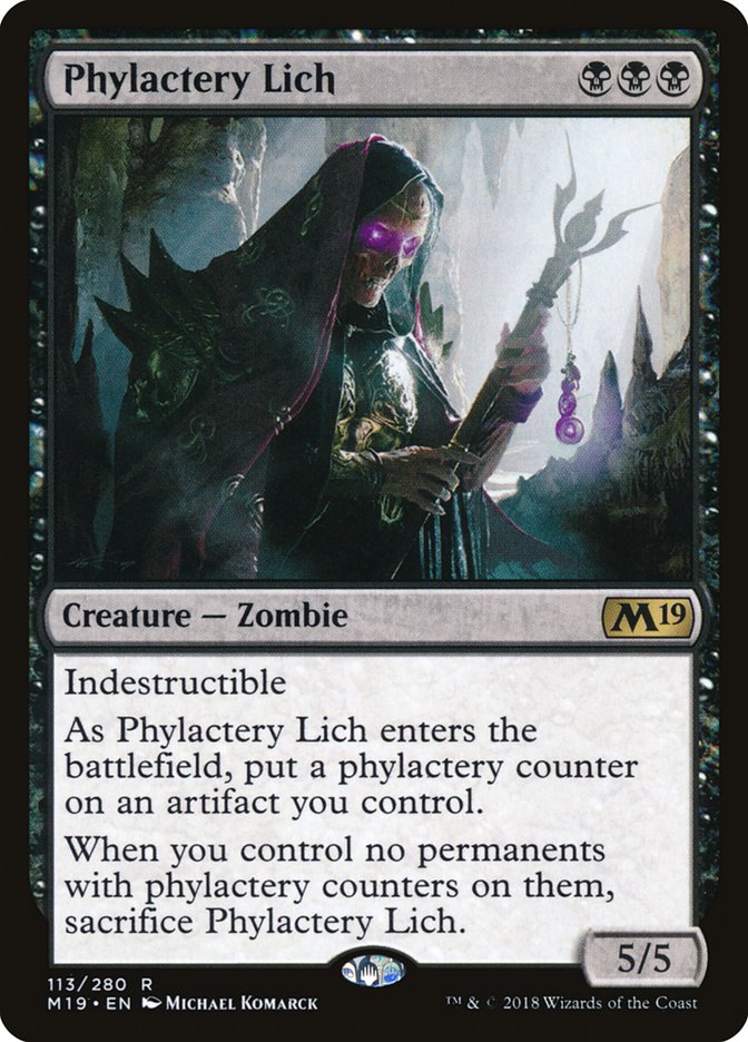 Phylactery Lich [Foil] :: M19