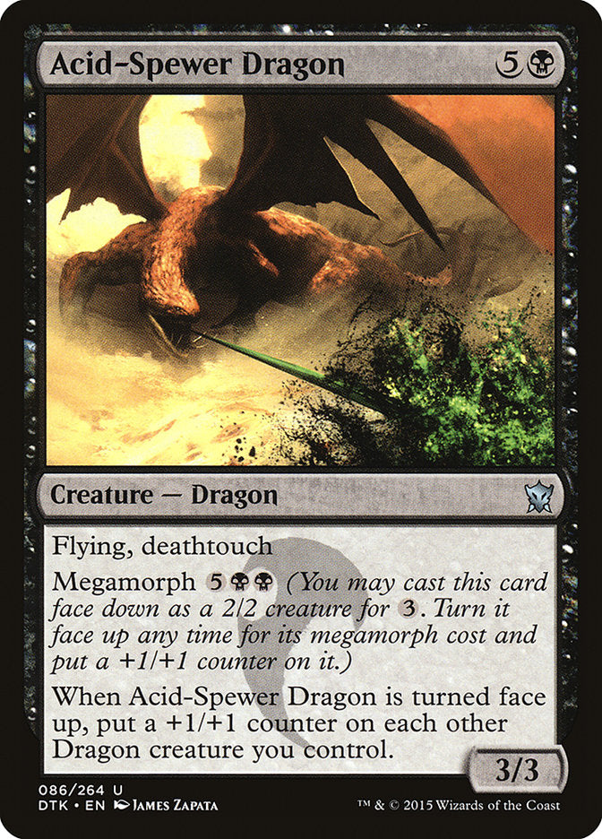 Acid-Spewer Dragon [Foil] :: DTK