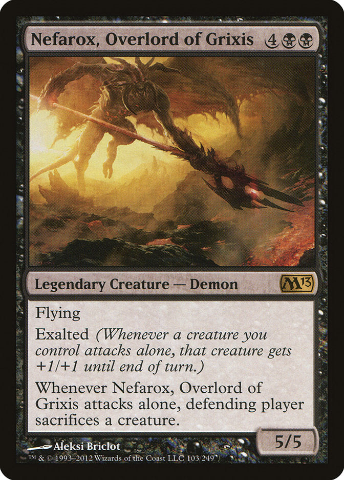 Nefarox, Overlord of Grixis :: M13