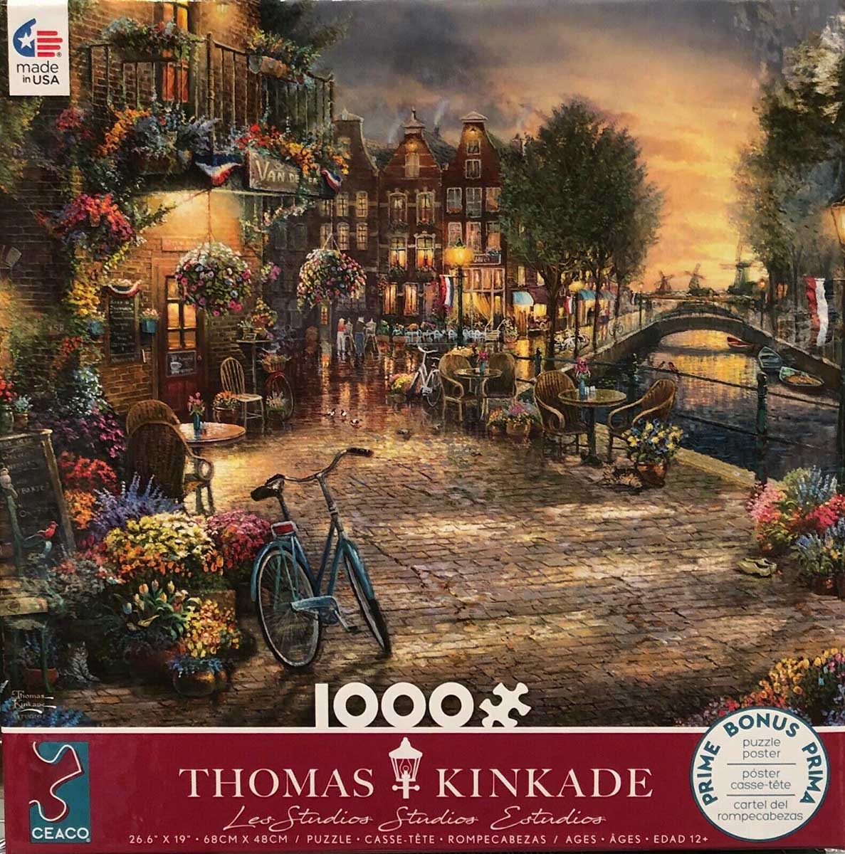 Thomas Kinkade - Amsterdam Cafe (1000 pc puzzle)