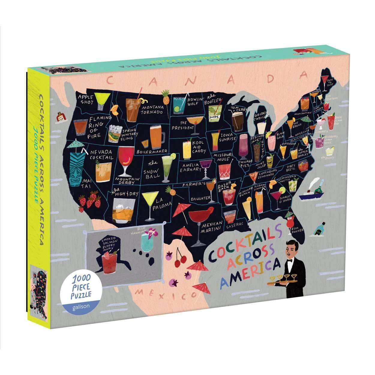 Anne Bentley: Cocktails Across America (1000 pc puzzle)