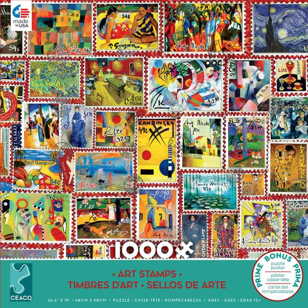 Art Stamps (1000 pc puzzle)
