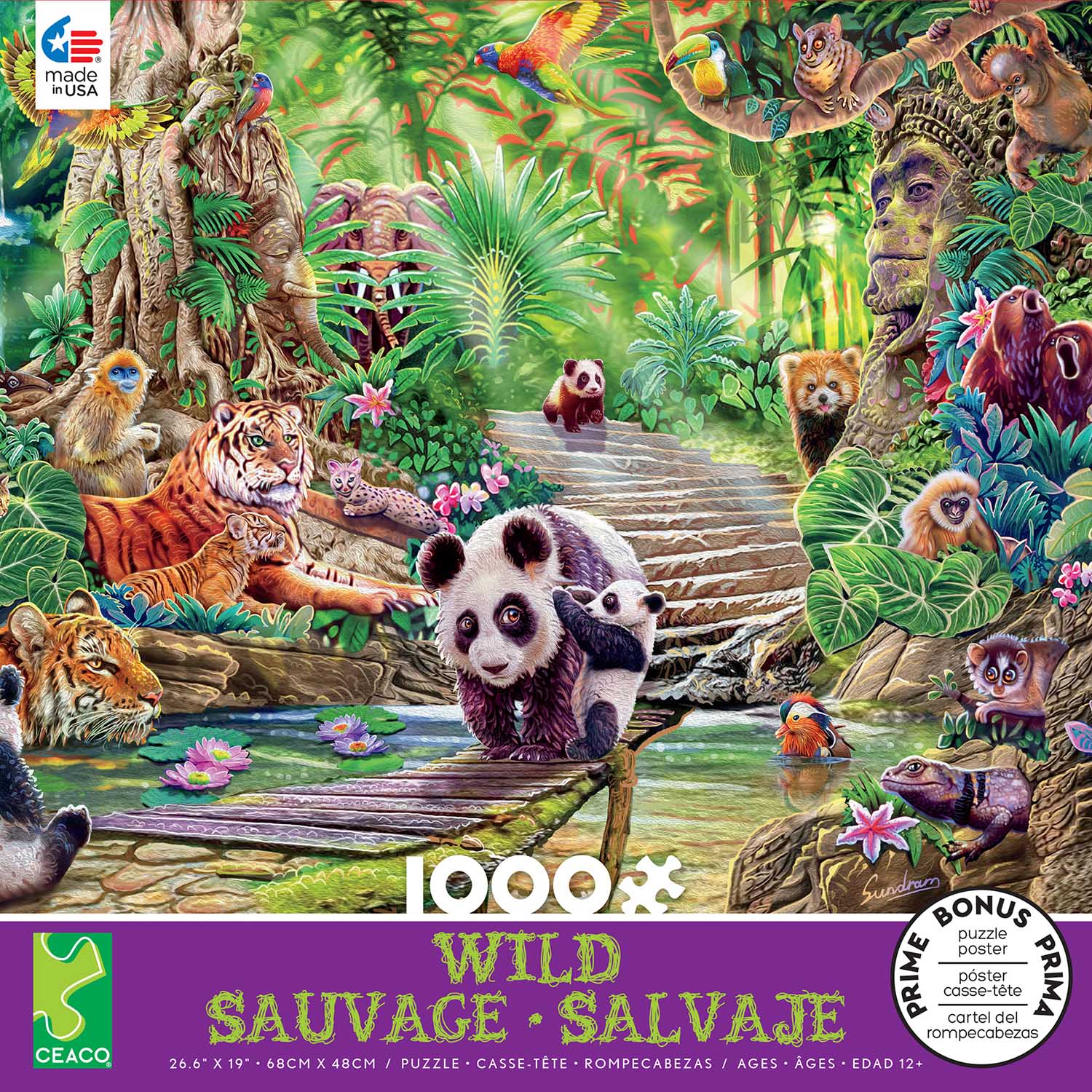 Wild: Asian Wildlife (1000 pc puzzle)