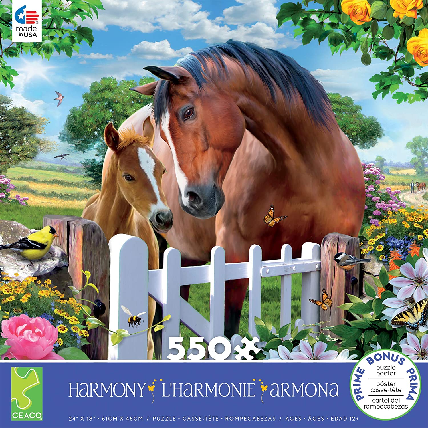 Harmony: At the Garden Gate (550 pc puzzle)