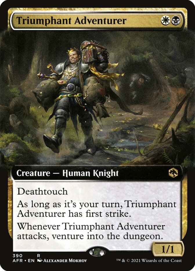 Triumphant Adventurer (Extended Art) [Foil] :: AFR