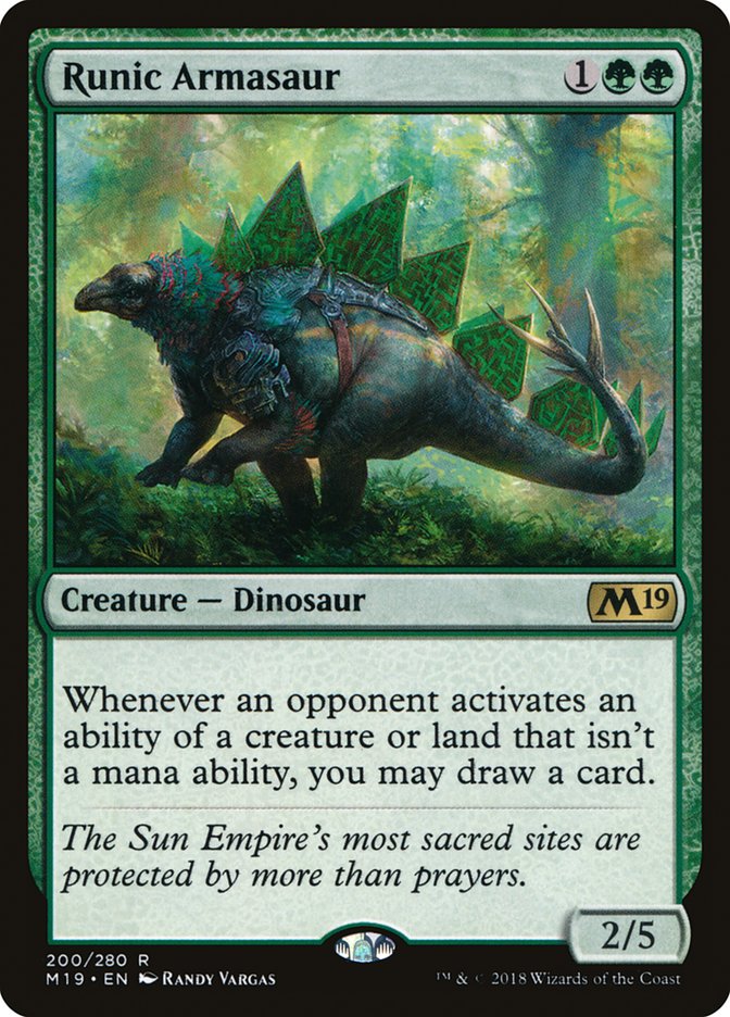 Runic Armasaur :: M19