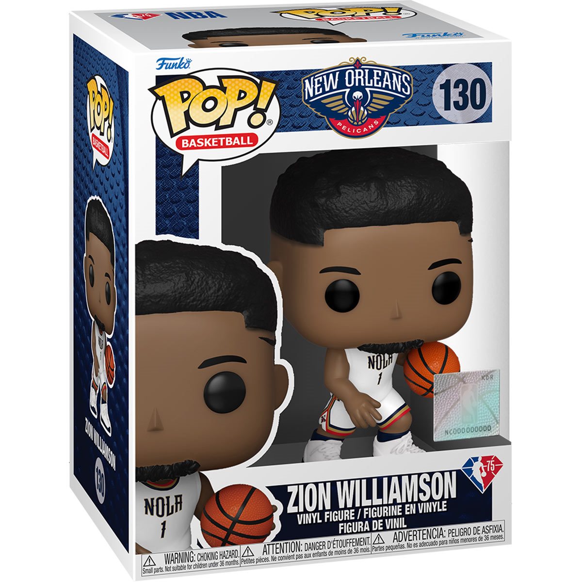 NBA: Pelicans - Zion Williamson (City Edition 2021) Pop! Vinyl Figure (130)