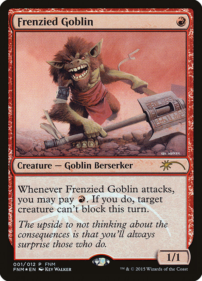Frenzied Goblin [Foil] :: F15
