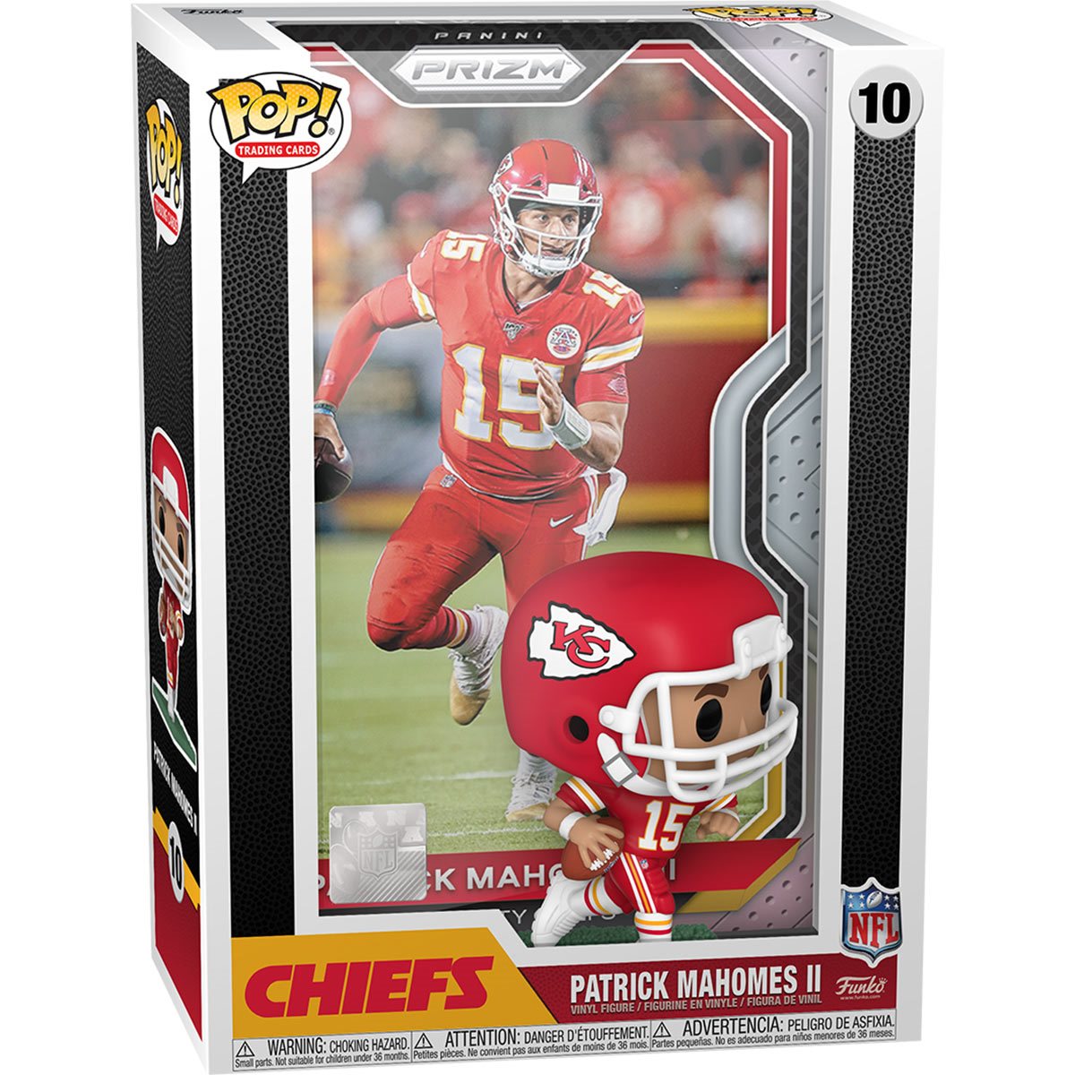 NFL: Chiefs - Patrick Mahomes Pop! Trading Card Figure with Case Vinyl Figure (10)