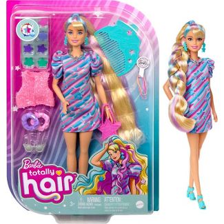 Barbie Totally Hair Doll - Star-Themed Dress