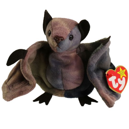 Beanie Baby: Batty the Bat (Tie-Dye)