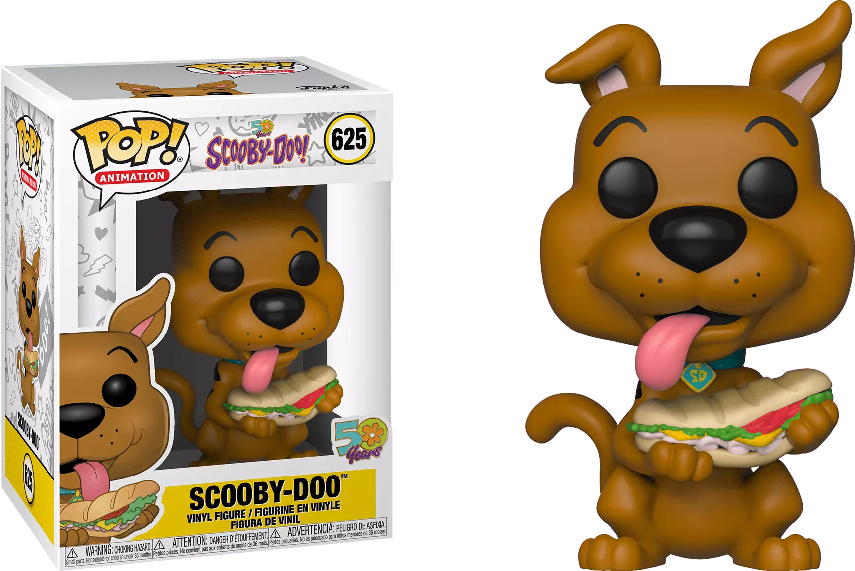 Scooby Doo with Sandwich Pop! Vinyl Figure (625)