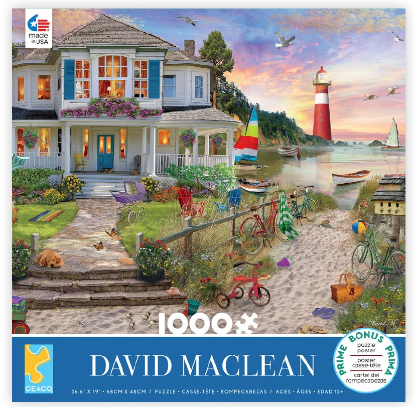 David Maclean: Beach Cove (1000 pc puzzle)