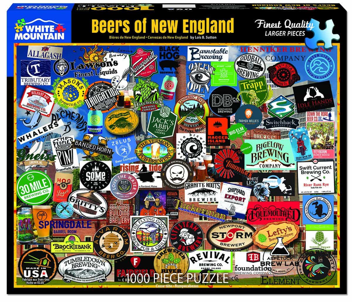 Beers of New England (1000 pc puzzle)