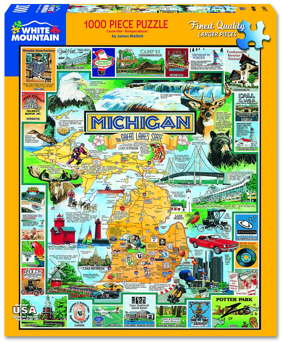 Michigan the Great Lakes State (1000 pc puzzle)