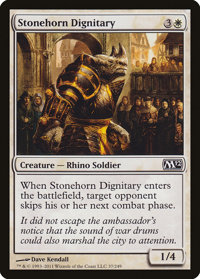 Stonehorn Dignitary [Foil] :: M12