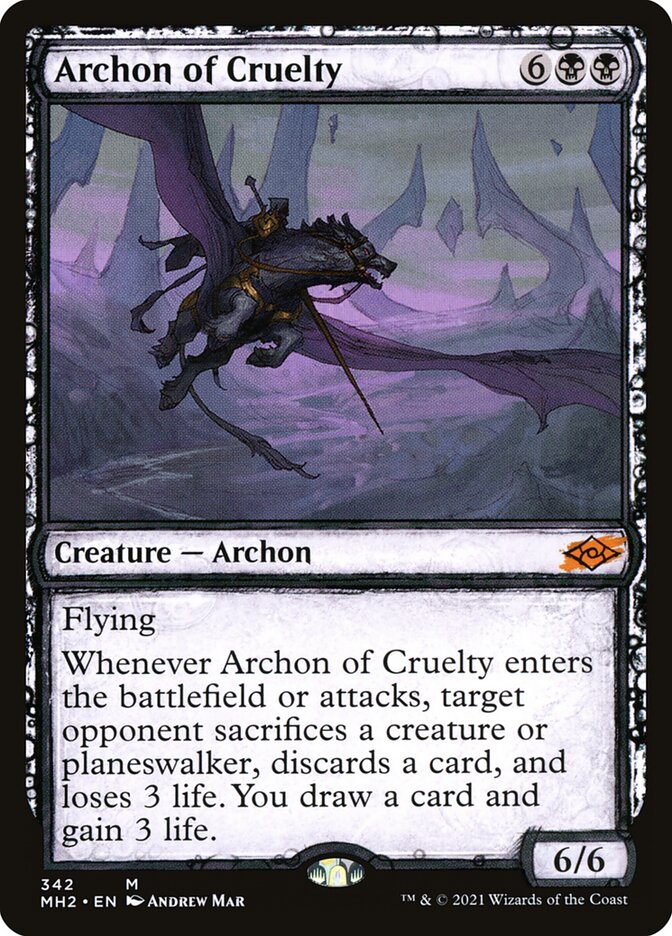 Archon of Cruelty (Showcase) [Foil] :: MH2