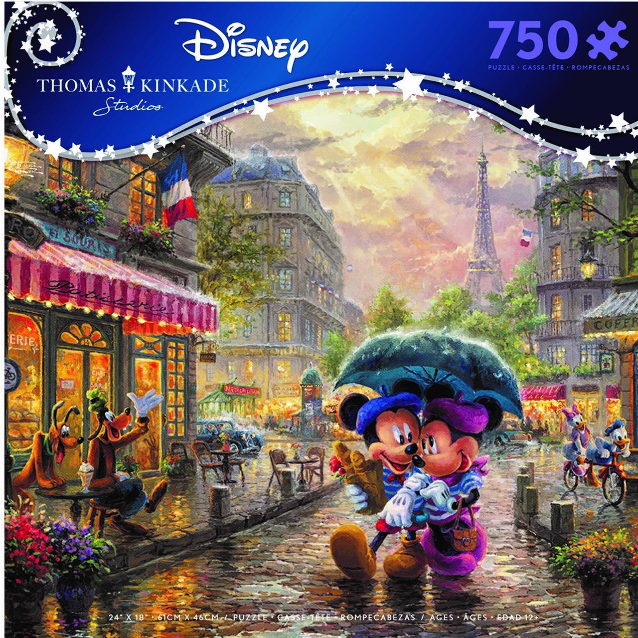 Thomas Kinkade Disney: Mickey and Minnie in Paris (750pc)