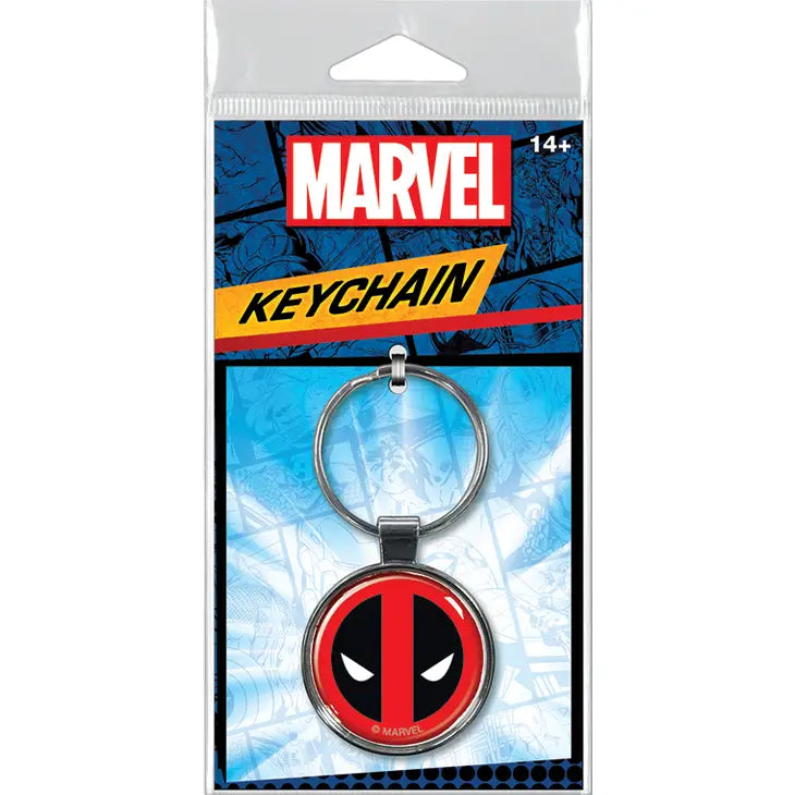 Marvel Comics Deadpool Logo Keychain