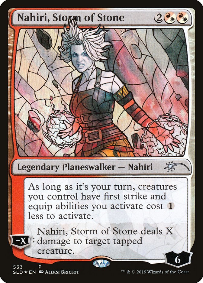 Nahiri, Storm of Stone (Stained Glass) [Foil] :: SLD