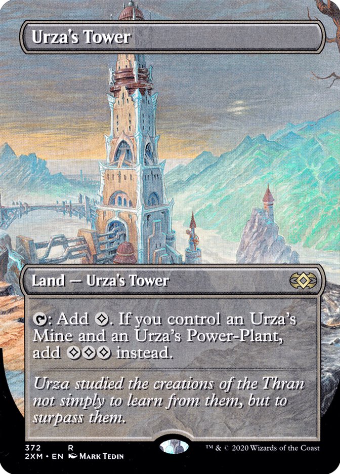 Urza's Tower (Borderless) [Foil] :: 2XM