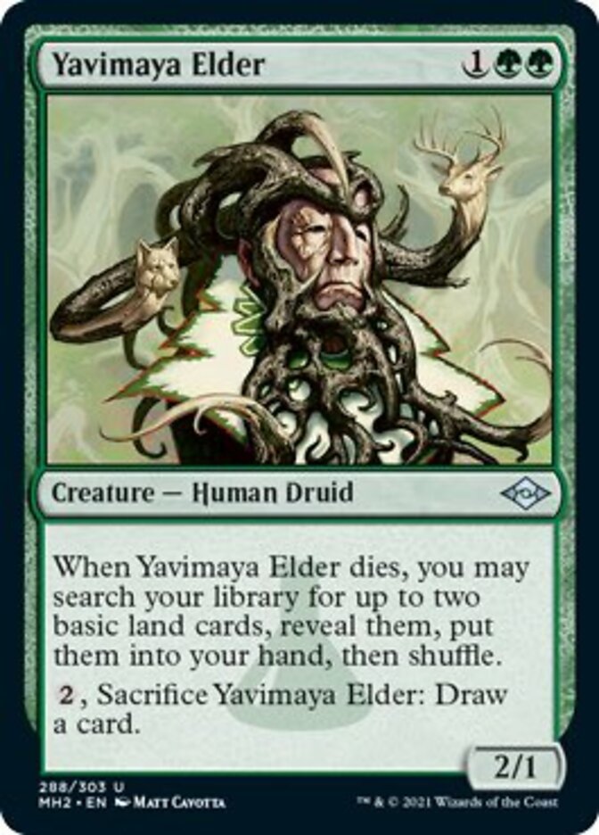 Yavimaya Elder [Foil] :: MH2