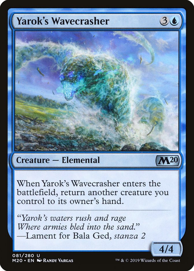 Yarok's Wavecrasher [Foil] :: M20