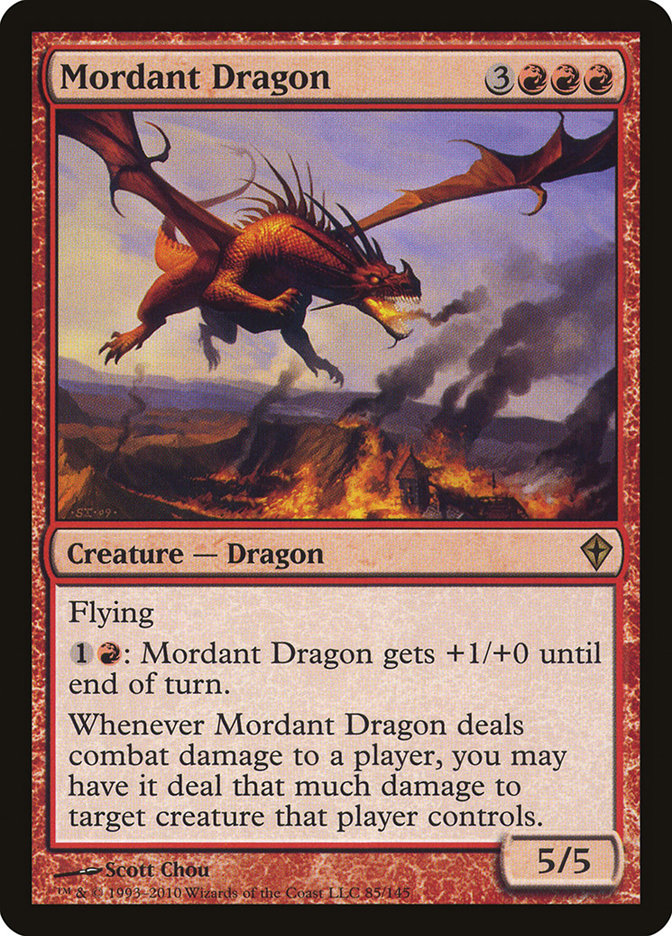 Mordant Dragon [Foil] :: WWK