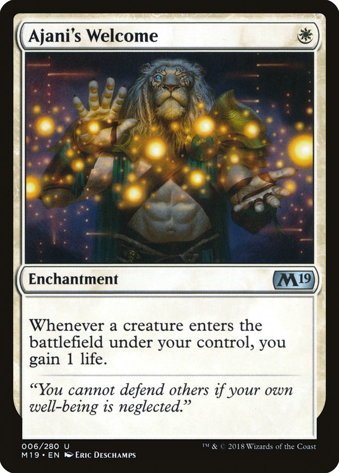 Ajani's Welcome [Foil] :: M19