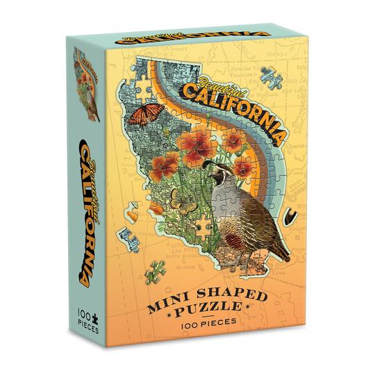 Wendy Gold: California (100 pc mini shaped puzzle)