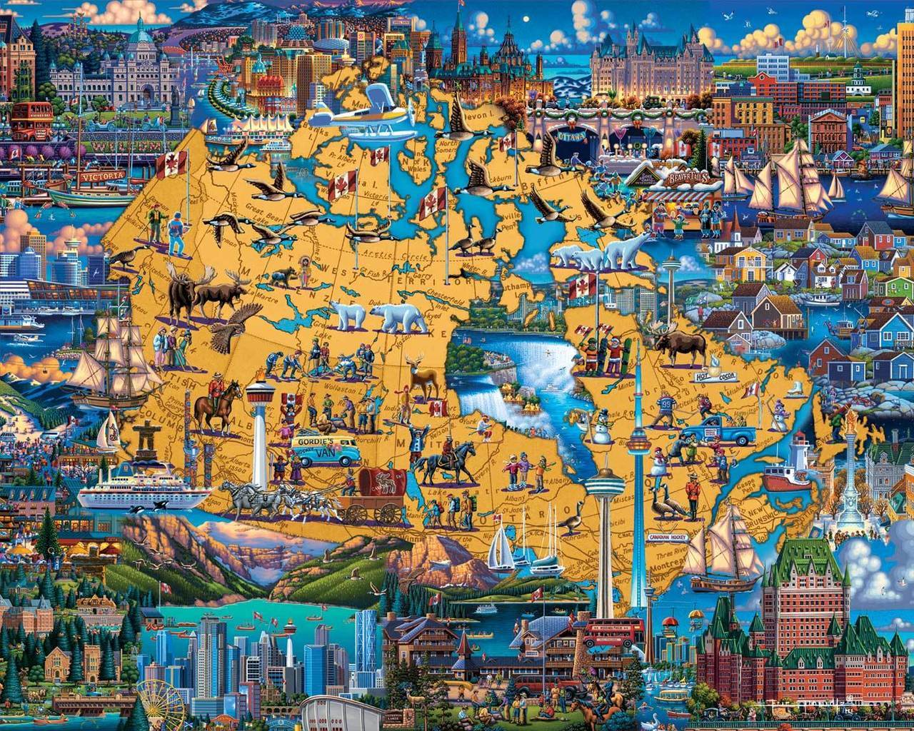 Best of Canada (1000 pc puzzle)