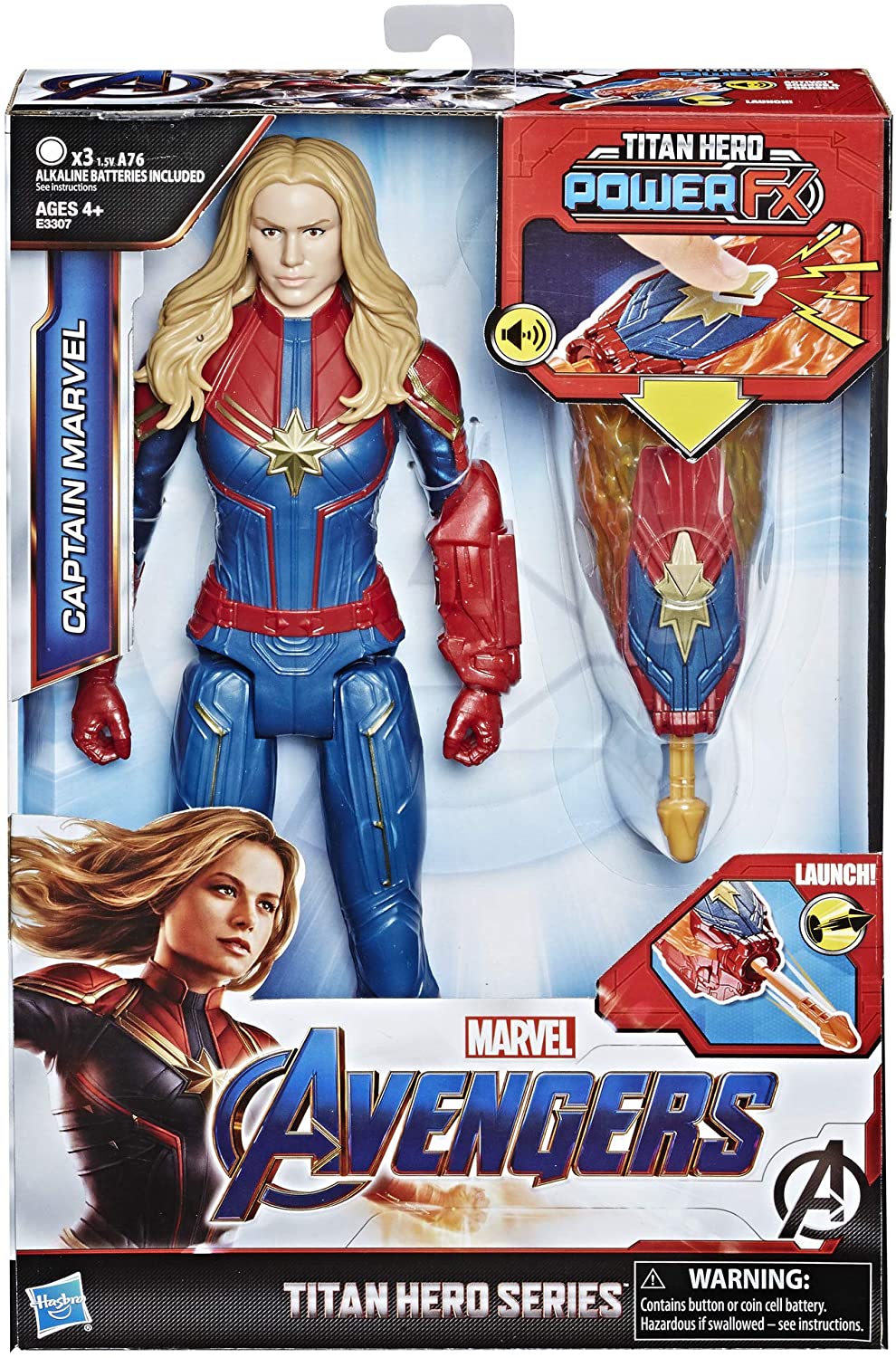 Avengers: Captain Marvel Titan Hero Power FX Action Figure