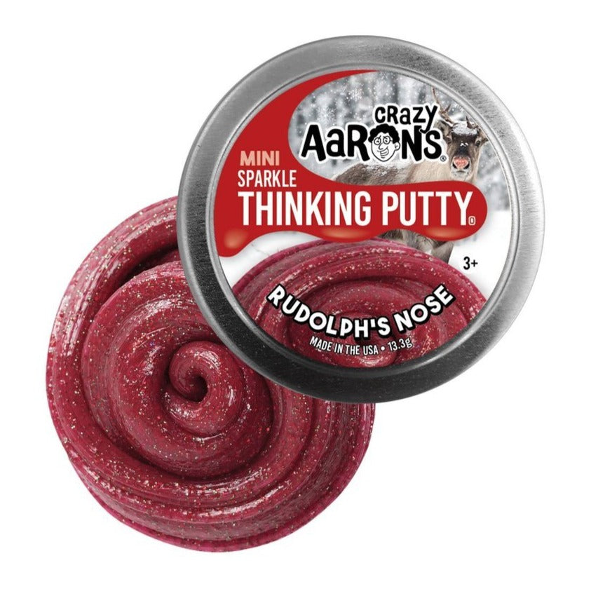 Crazy Aaron's Merry and Bright Thinking Putty Mini Tins