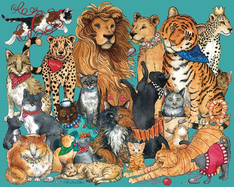 Cats, Cats, Cats (1000 pc puzzle)