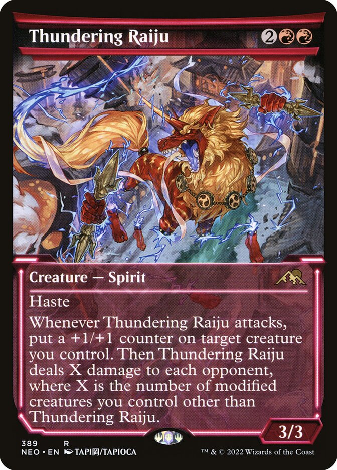 Thundering Raiju (Showcase) :: NEO