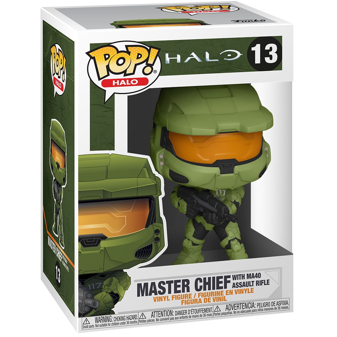 Halo: Master Chief with MA40 Assault Rifle Pop! Vinyl Figure (13)