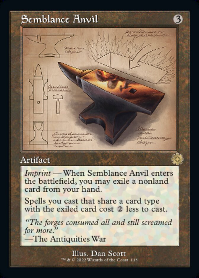 Semblance Anvil (Schematic) [Foil] :: BRR