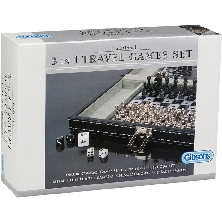 3 in 1 Travel Games Set