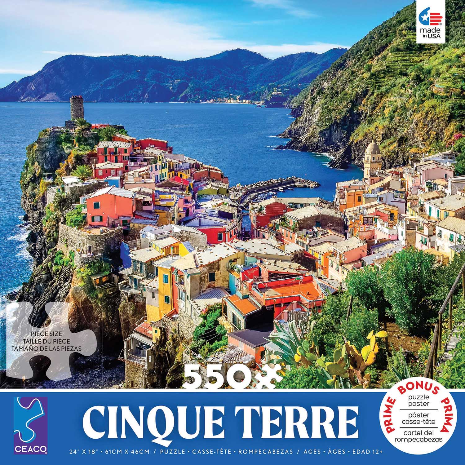 Around the World: Cinque Terre (550 pc puzzle)