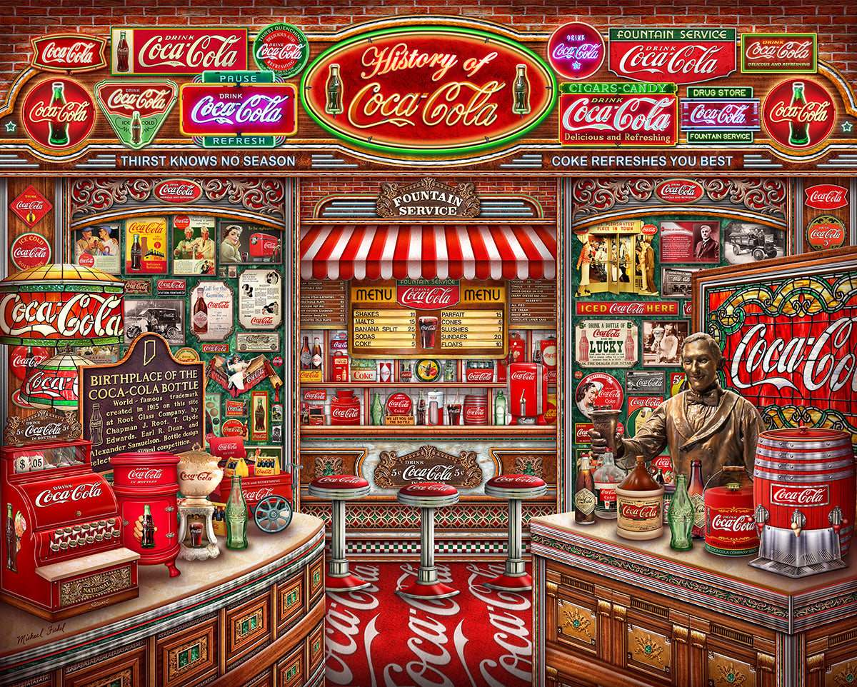 Coca Cola - History (1000 pc puzzle)