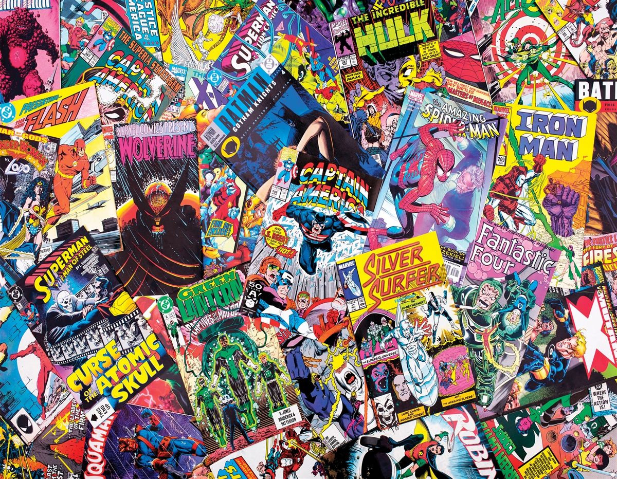 Comic Books Galore (1000 pc puzzle)