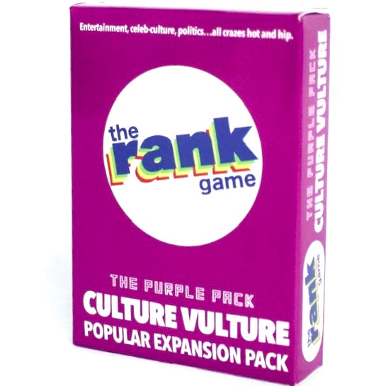 The Rank Game Expansion Pack: Culture Vulture