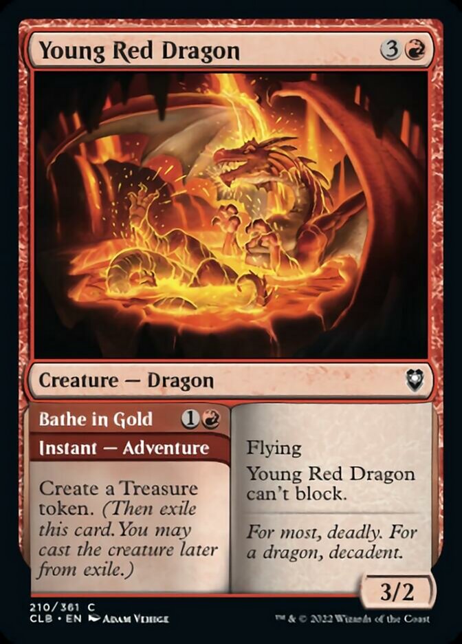 Young Red Dragon [Foil] :: CLB