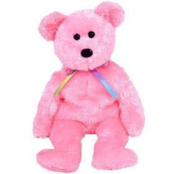 Beanie Baby: Sherbet the Bear (Light Pink)