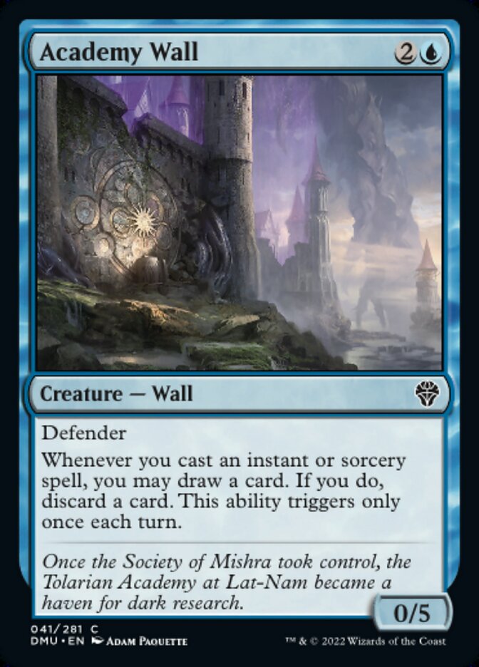 Academy Wall [Foil] :: DMU