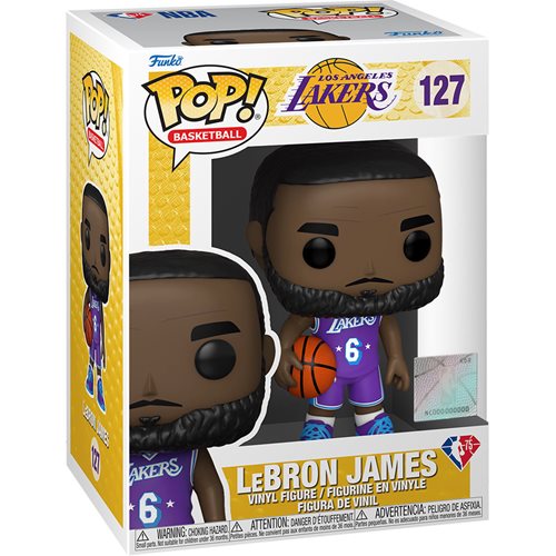 NBA: Lakers - LeBron James (City Edition 2021) Pop! Vinyl Figure (127)