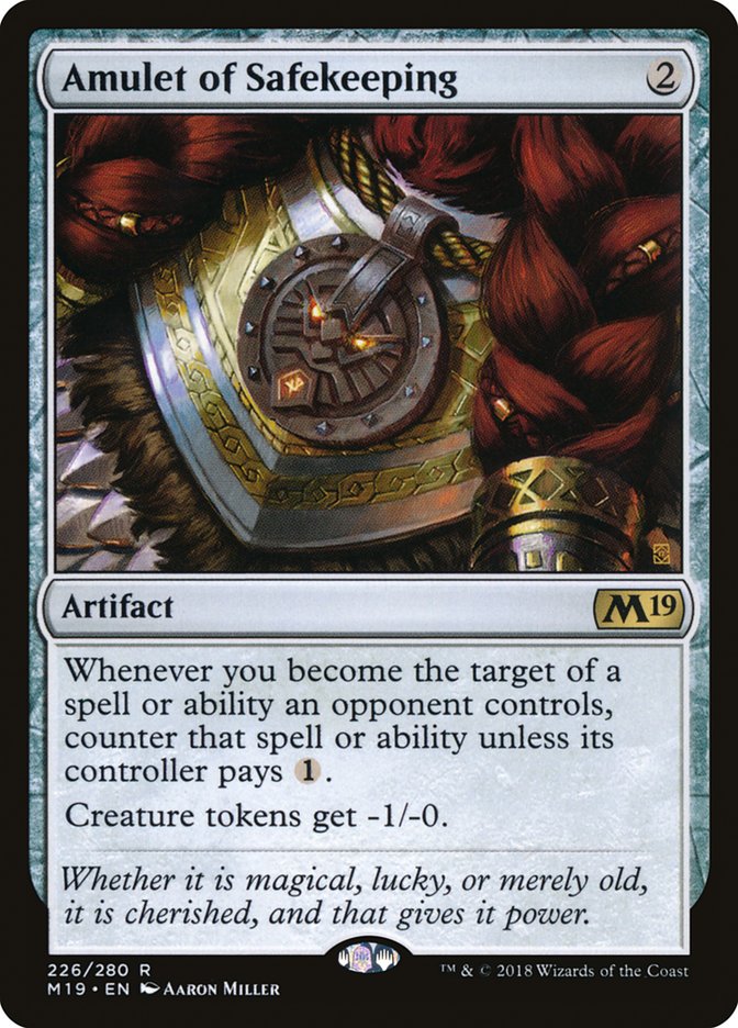 Amulet of Safekeeping [Foil] :: M19