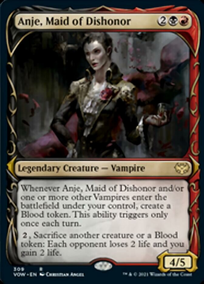 Anje, Maid of Dishonor (Showcase) [Foil] :: VOW