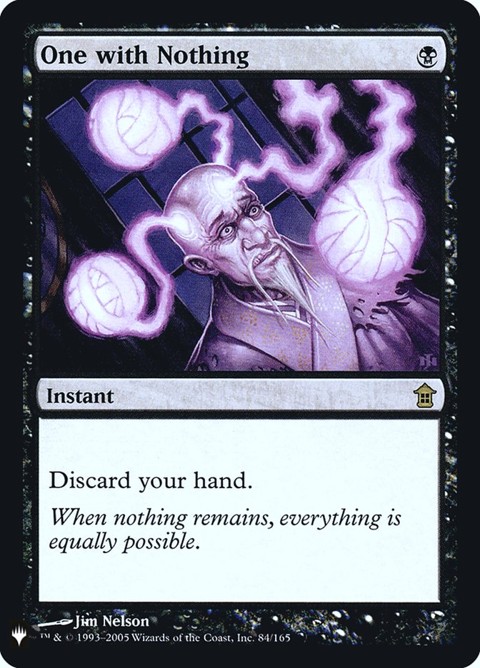 One with Nothing [Foil] :: FMB1